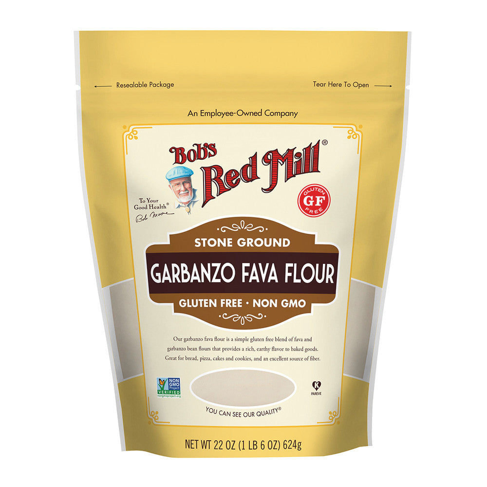 Wholesale Bob'S Red Mill Gluten Free Garbanzo Fava Flour 22 Oz Bag- Bulk