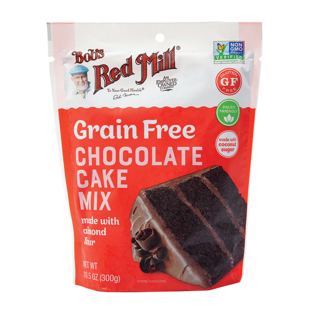 Bob'S Red Mill Grain Free Chocolate Cake Mix 10.5 Oz Pouch