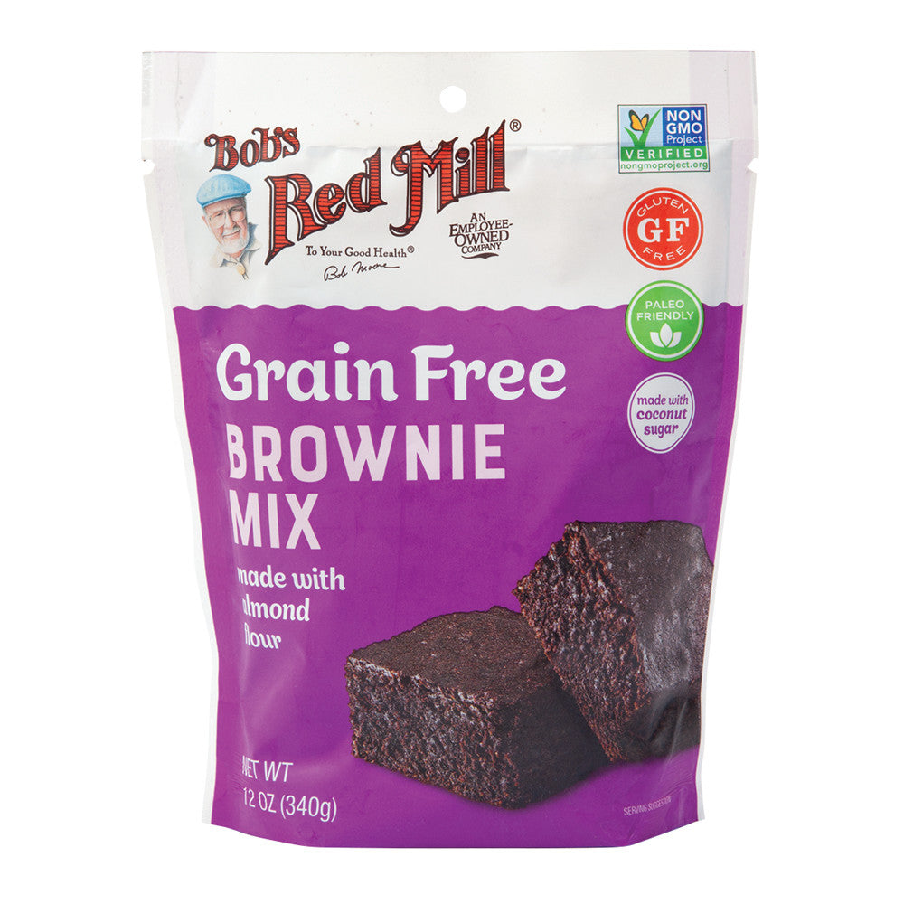 Bob'S Red Mill Grain Free Brownie Mix 12 Oz Pouch