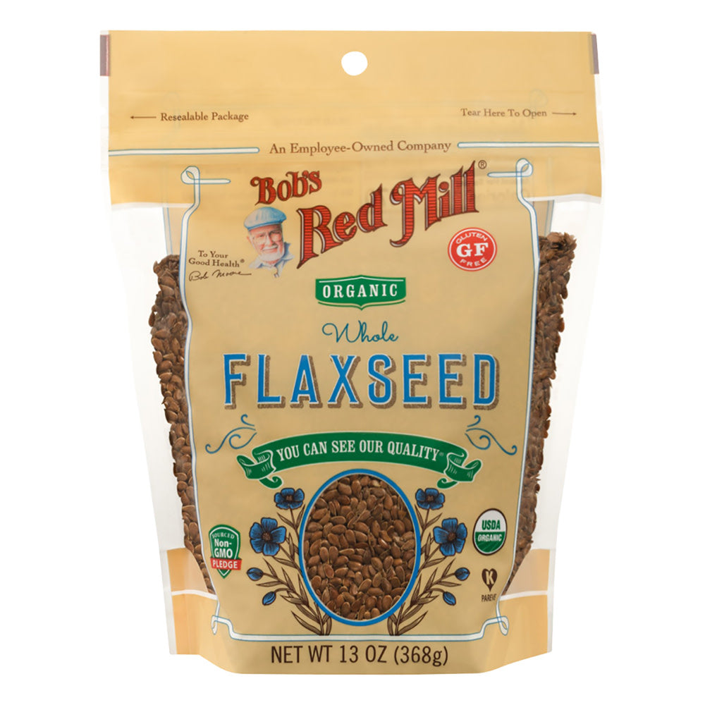 Bob'S Red Mill Organic Brown Flaxseed 13 Oz Pouch