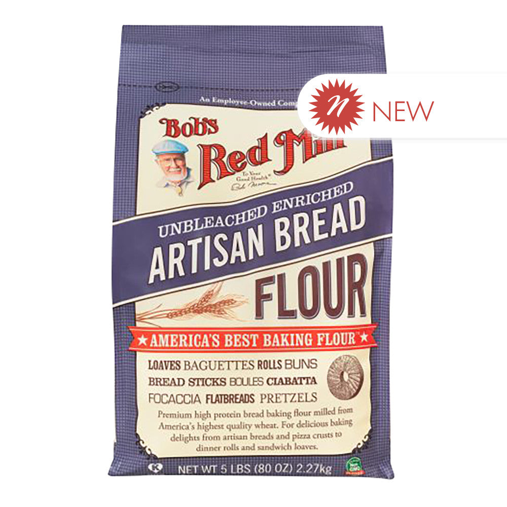 Wholesale Bob'S Red - Artisan Bread Flour - 5Lb-8ct Case Bulk