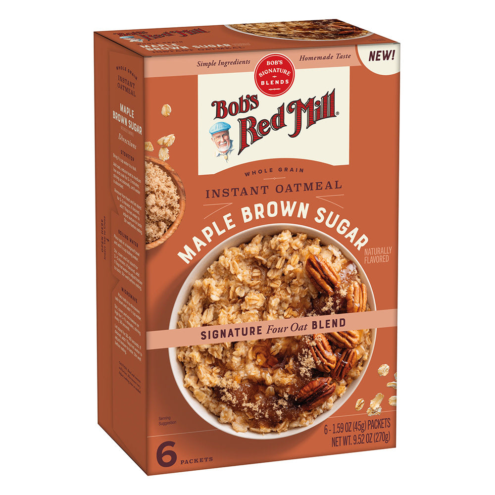 Wholesale Bob'S Red Mill Maple Brown Sugar Oatmeal 9.52 Oz Box- Bulk