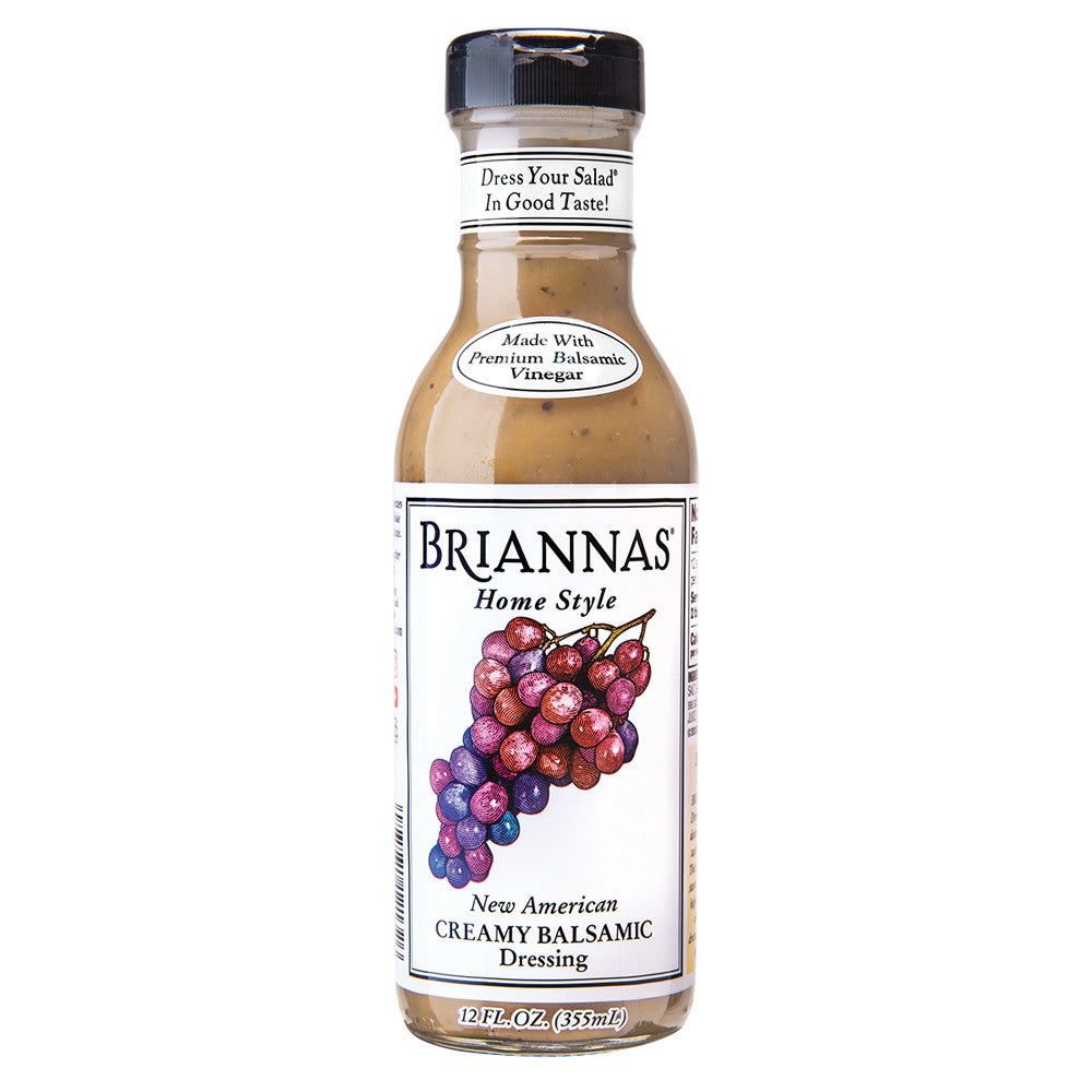 Wholesale Briannas Creamy Balsamic Dressing 12 Oz Bottle- Bulk