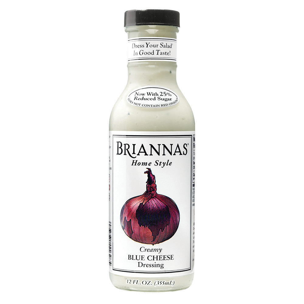 Wholesale Briannas Blue Cheese Dressing 12 Oz Bottle-6ct Case Bulk