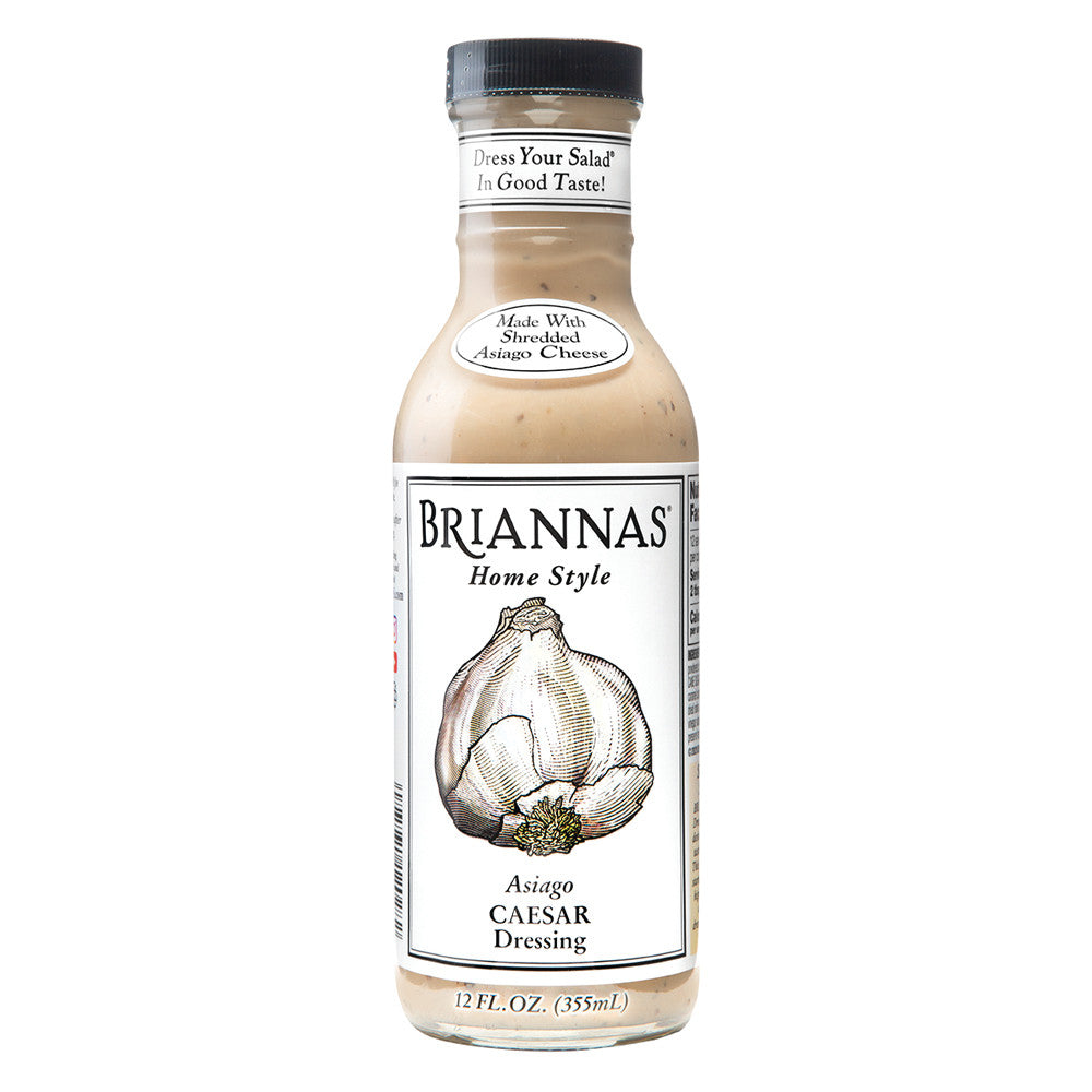 Briannas Asiago Caesar Dressing 12 Oz Bottle