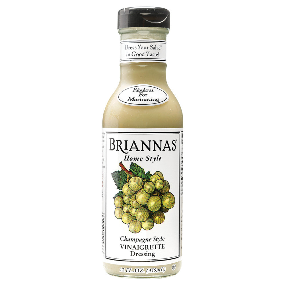 Wholesale Briannas Champagne Caper Vinaigrette Dressing 12 Oz Bottle-6ct Case Bulk