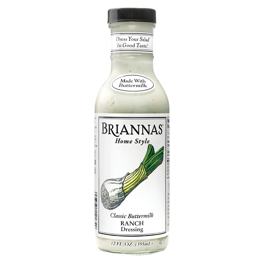 Wholesale Briannas Classic Buttermilk Ranch Dressing 12 Oz Bottle- Bulk