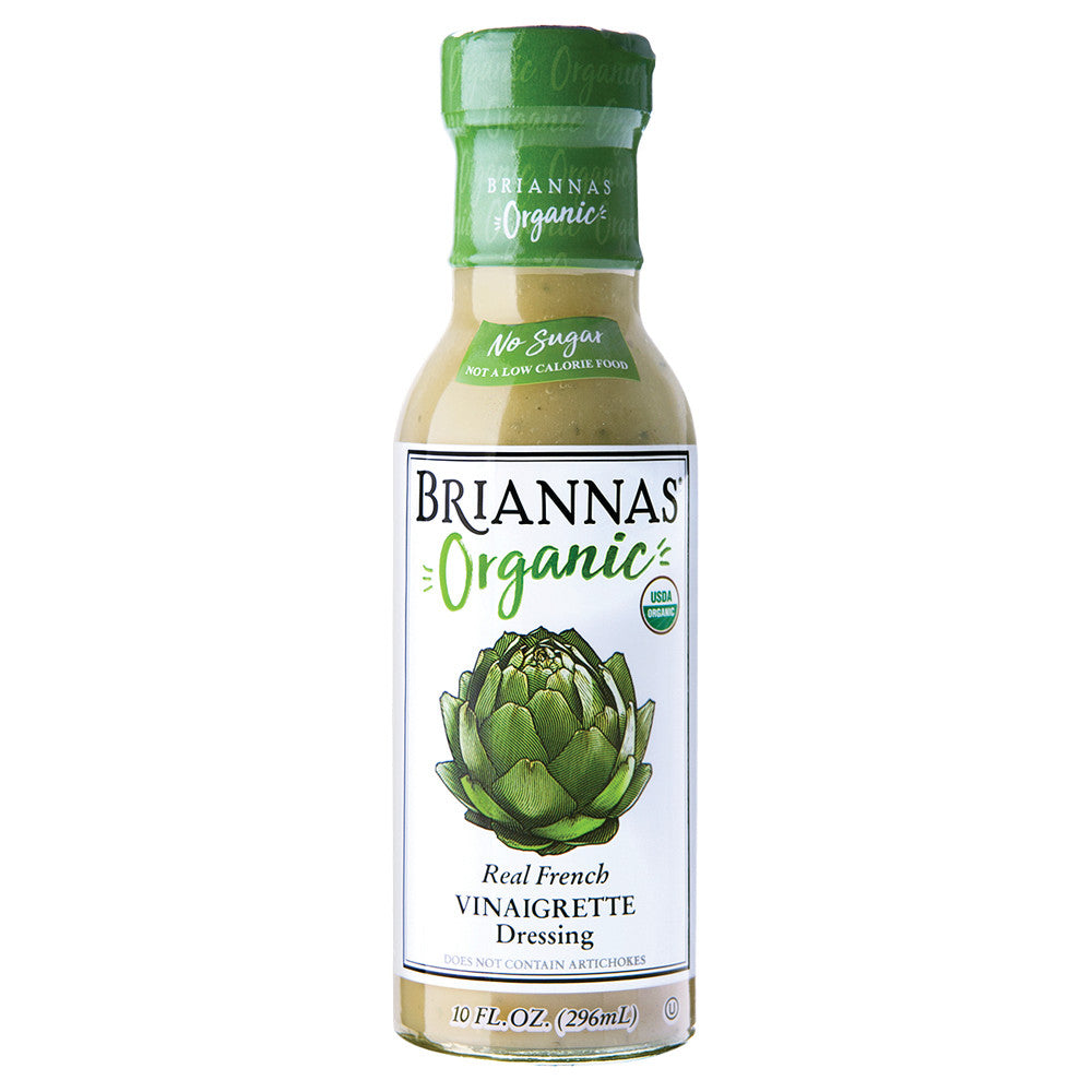 Wholesale Briannas Organic French Vinaigrette 10 Oz Bottle- Bulk