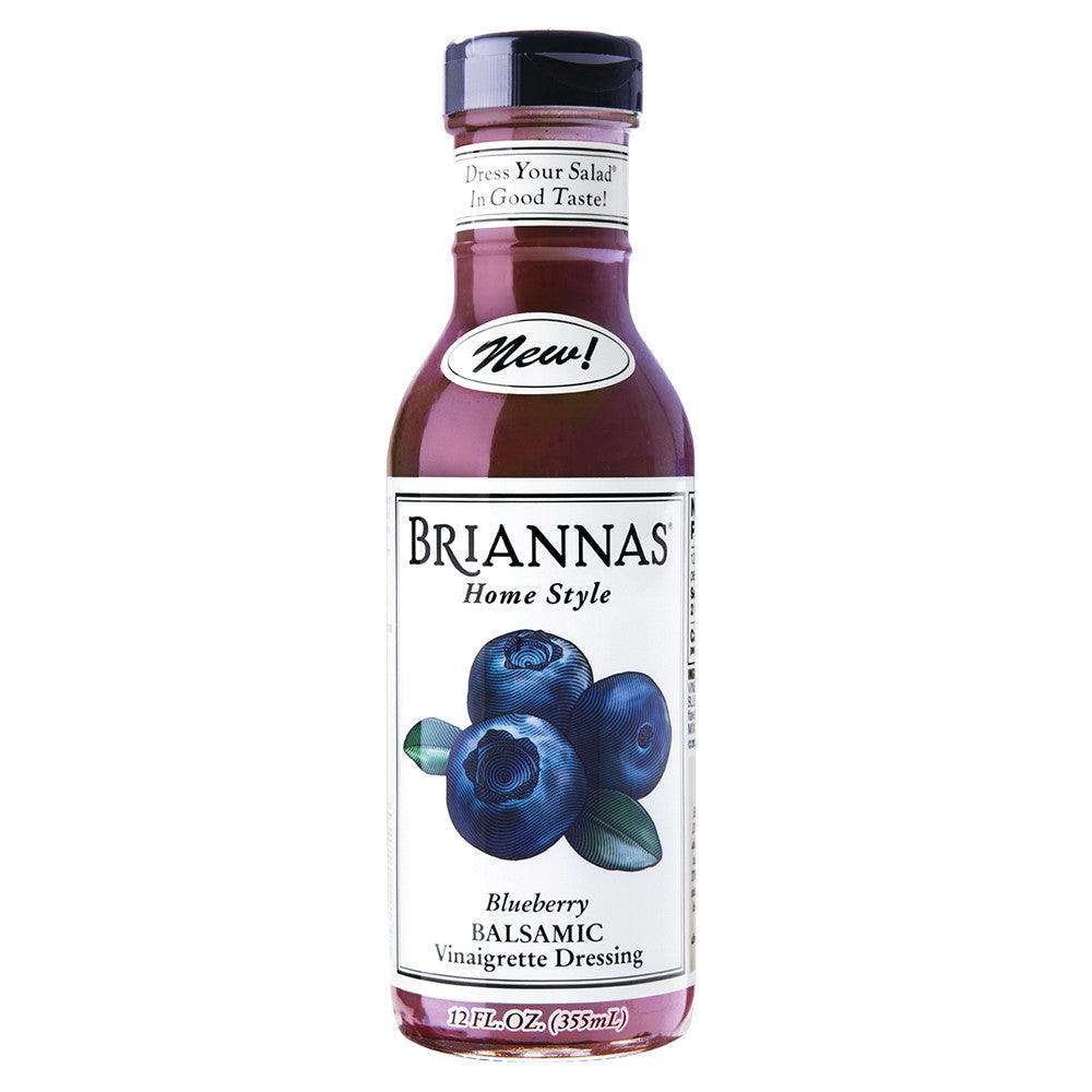 Briannas Blueberry Balsamic Vinaigrette 12 Oz Bottle