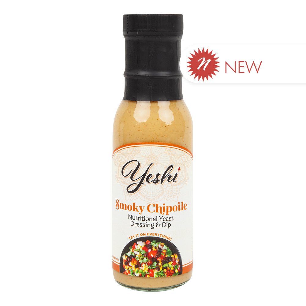 Wholesale Yeshi Nutritional Yeast Smoky Chipotle 8 Oz Bottle-6ct Case Bulk