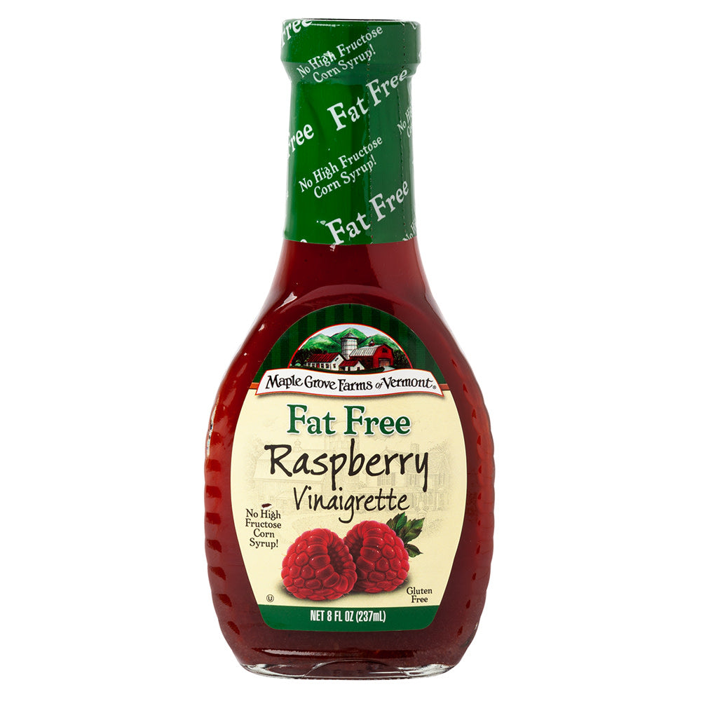 Wholesale Maple Grove Fat Free Raspberry Vinaigrette Dressing 8 Oz Bottle- Bulk