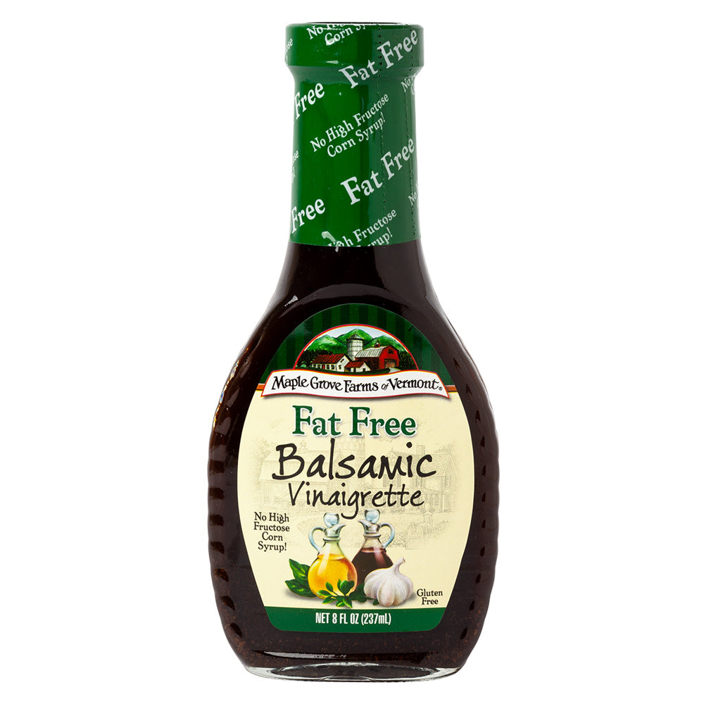 Wholesale Maple Grove Fat Free Balsamic Vinaigrette Dressing 8 Oz Bottle-12ct Case Bulk