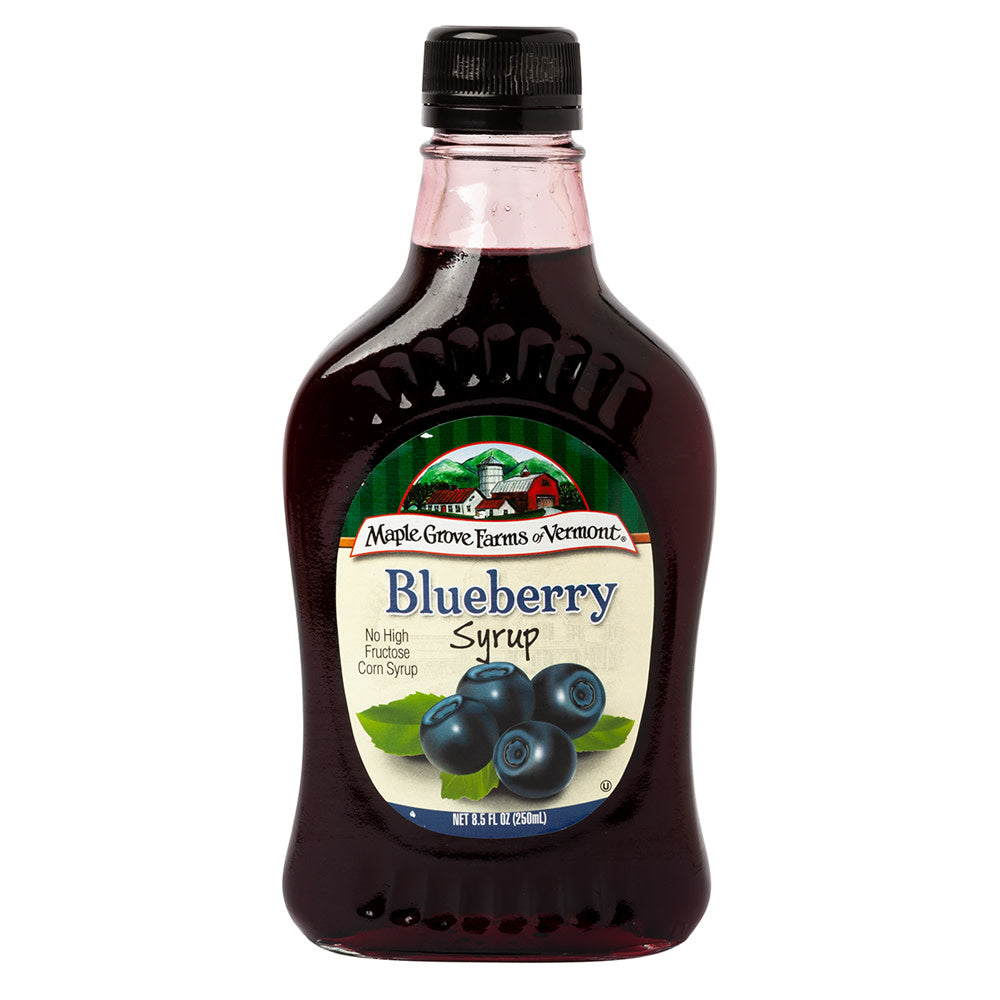 Wholesale Maple Grove Blueberry Syrup 8.5 Oz Bottle-12ct Case Bulk