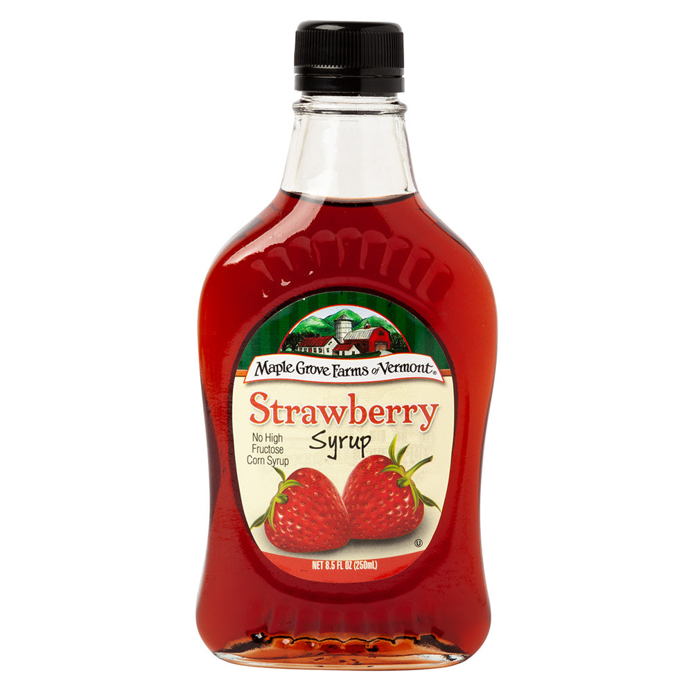 Wholesale Maple Grove - Syrup - Strawberry - 8.5Oz- Bulk