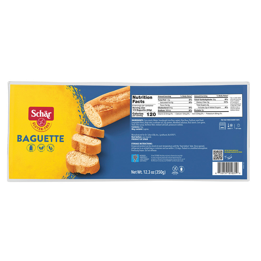 Wholesale Schar Gluten Free Baguettes 12.3 Oz-6ct Case Bulk