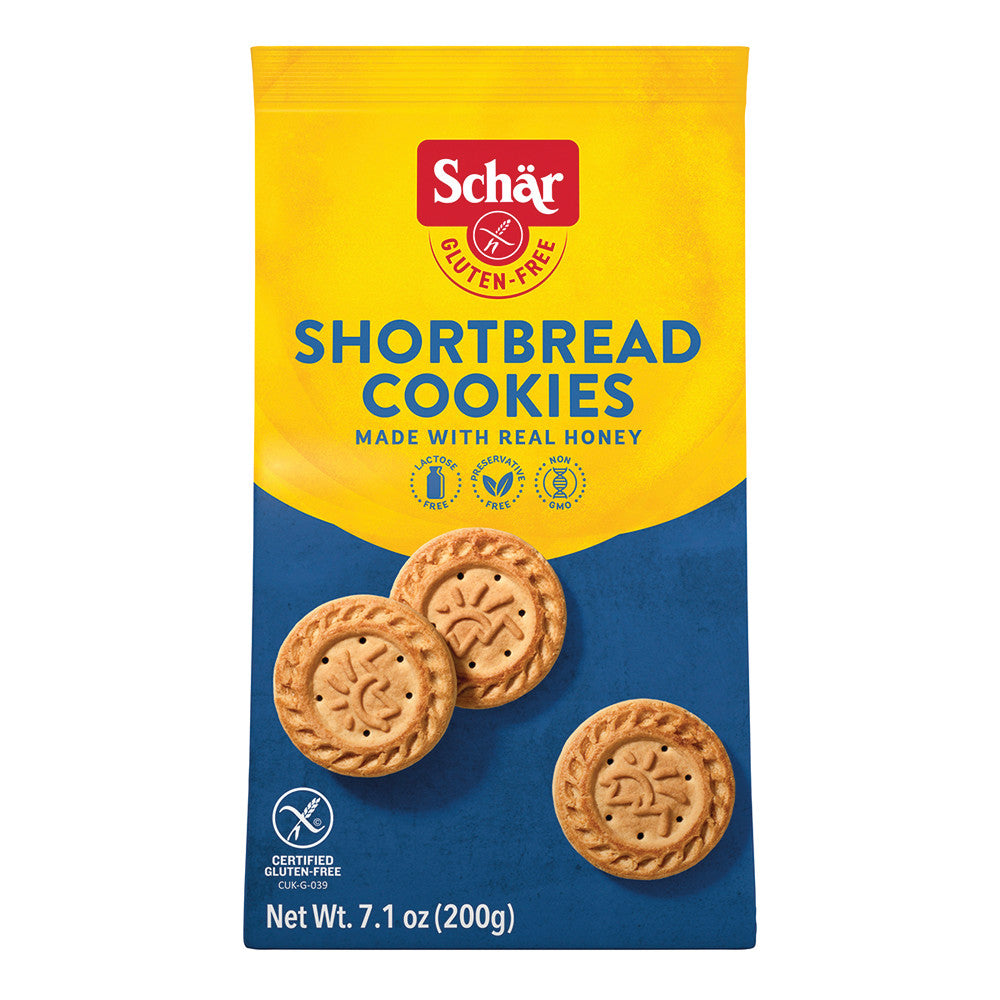 Wholesale Schar Gluten Free Shortbread Cookies 7 Oz Bag-12ct Case Bulk