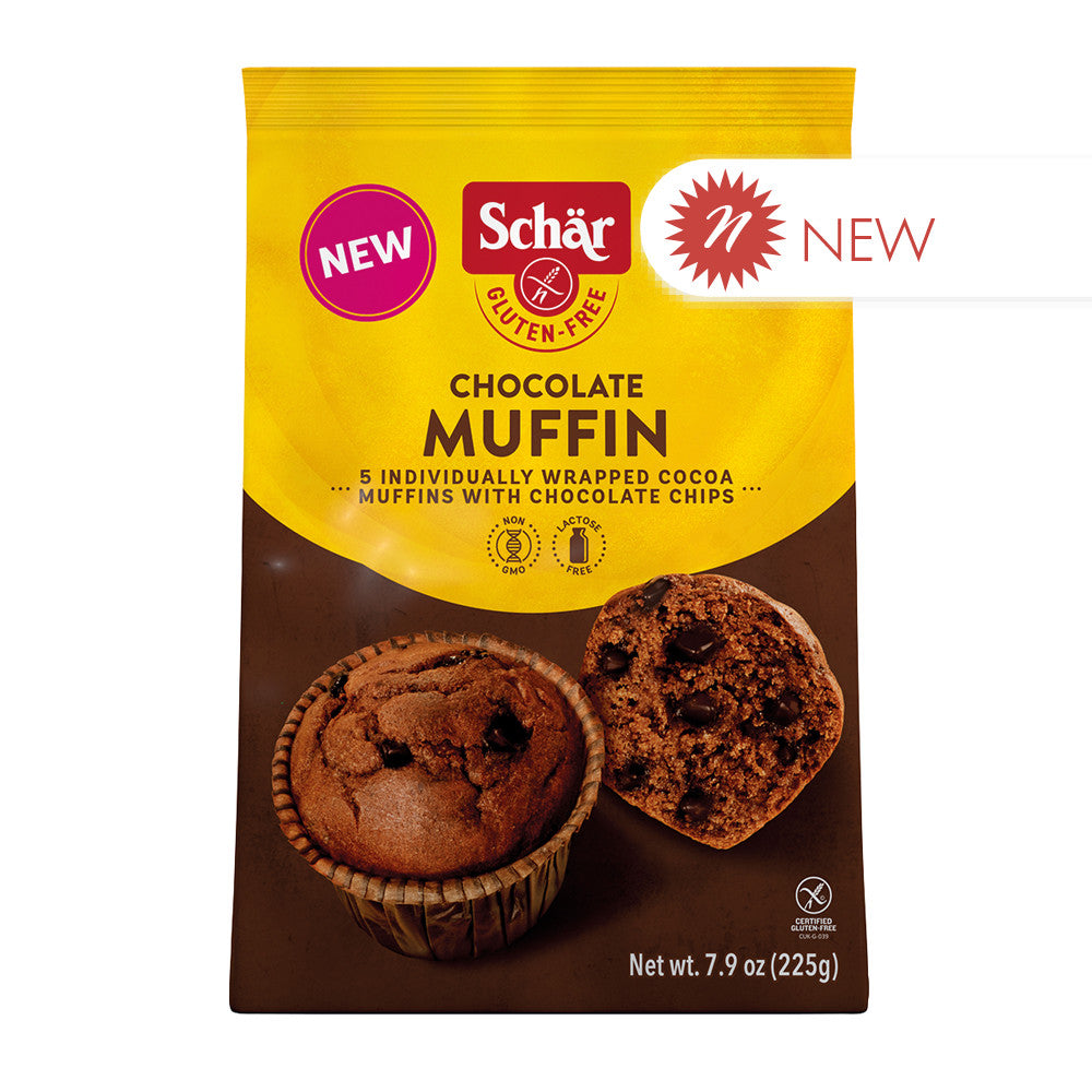 Wholesale Schar Double Chocolate Muffin 5 Ct 7.9 Oz Bag- Bulk