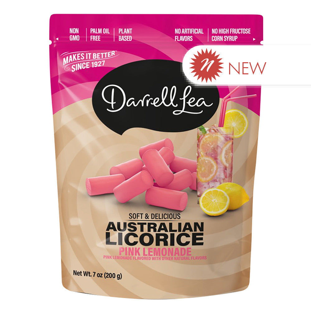 Wholesale Darrell Lea - Pink Lemonade Soft Licorice - 7Oz- Bulk