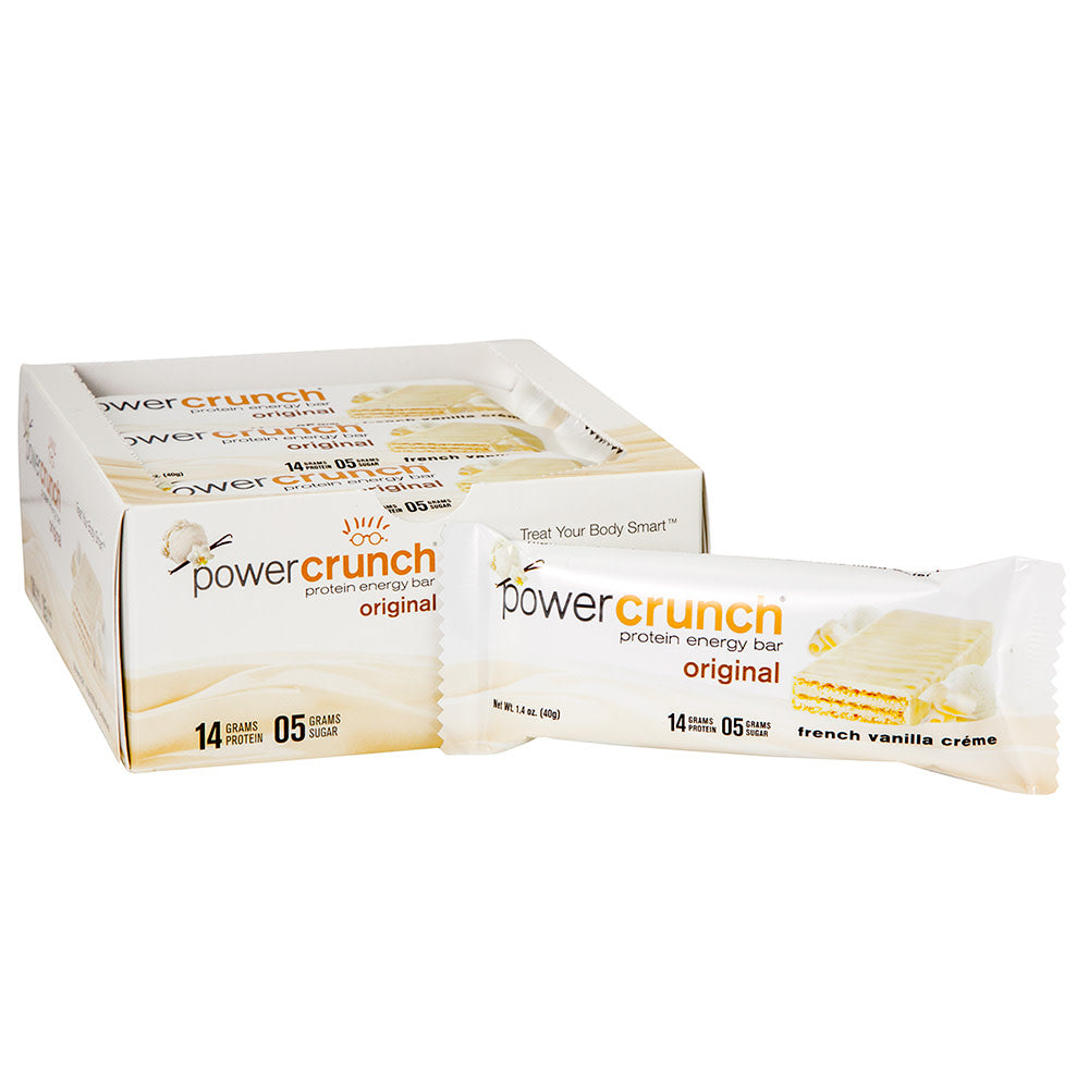 Wholesale Power Crunch Original French Vanilla Creme 1.4 Oz Bar- Bulk