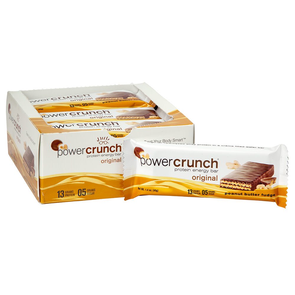 Wholesale Power Crunch Original Peanut Butter Fudge 1.4 Oz Bar- Bulk