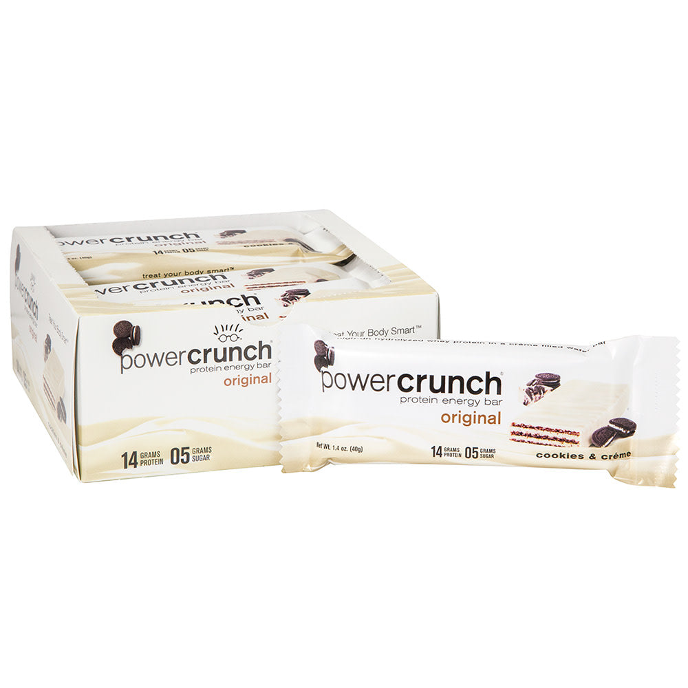 Wholesale Power Crunch Original Cookies & Cream 1.4 Oz Bar- Bulk