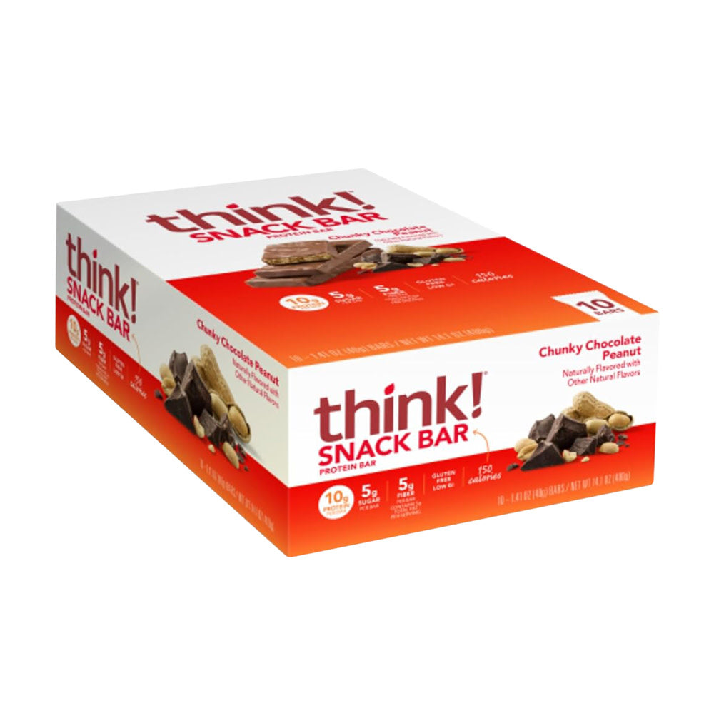 Wholesale Think Thin Chocolate Peanut Butter Protein Bar 1.41 Oz- Bulk