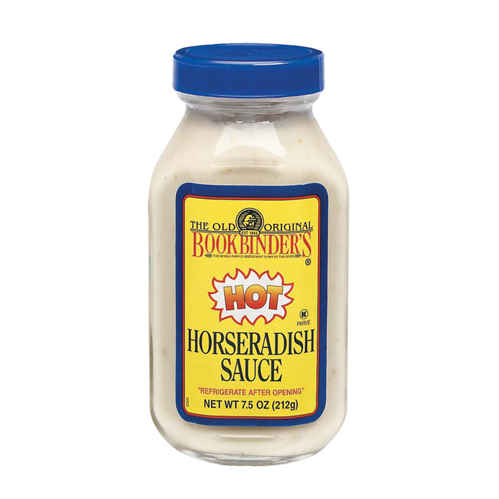 Bookbinder'S Hot Horseradish Sauce 9.5 Oz Jar