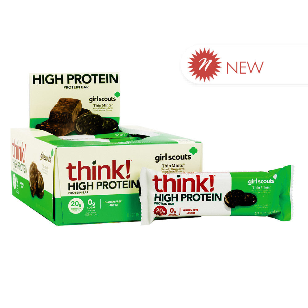 Wholesale Girl Scout Think! Thin Mint Protein Bar 2.1 Oz- Bulk