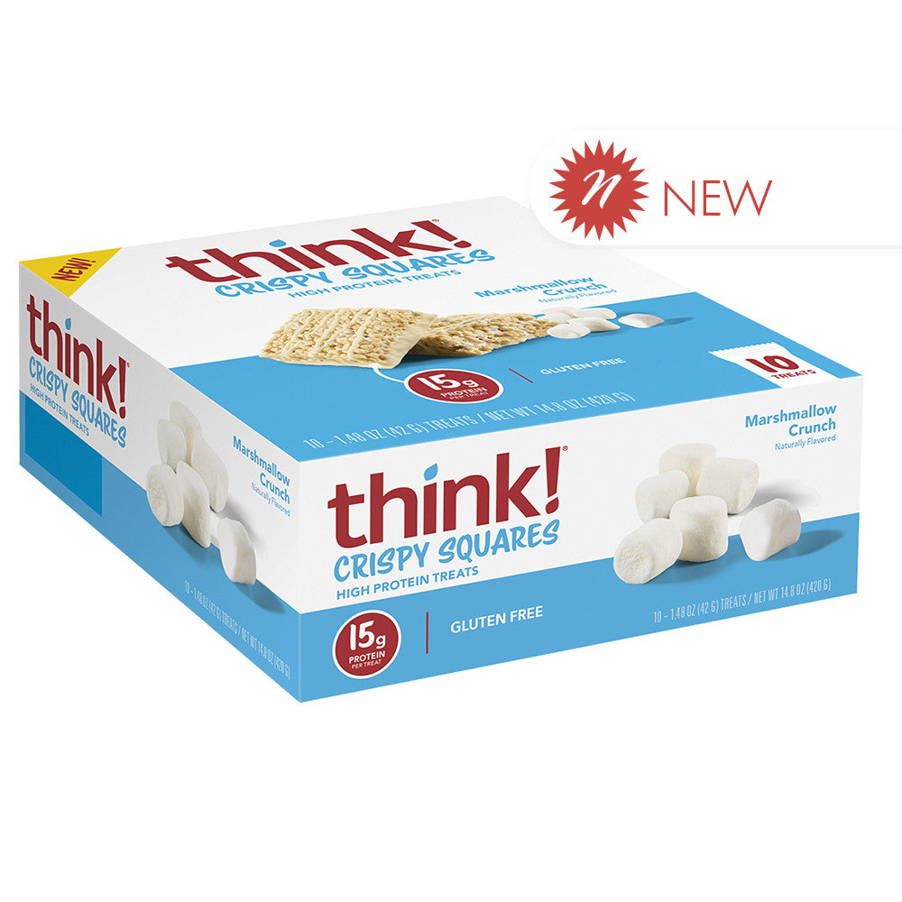 Wholesale Think! - Crispy Squares Marinated Shmellow - 1.48Oz- Bulk