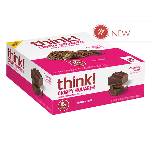 Wholesale Think! Chocolate Crunch Crispy Squares 1.48 Oz Box- Bulk