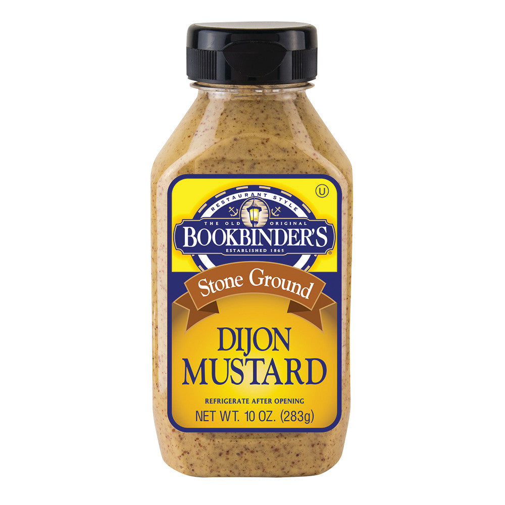 Wholesale Bookbinder'S Stone Ground Dijon Mustard 10 Oz Bottle- Bulk