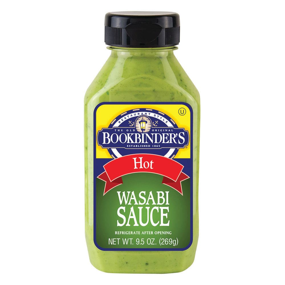 Wholesale Bookbinder'S Wasabi Sauce 9.5 Oz Bottle-9ct Case Bulk