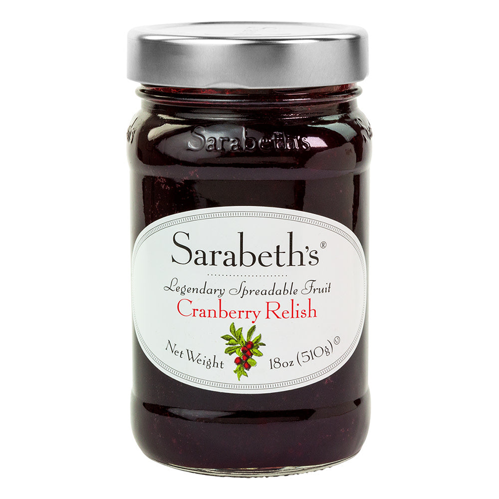 Wholesale Sarabeth'S Cranberry Relish Preserves 18 Oz Jar-6ct Case Bulk