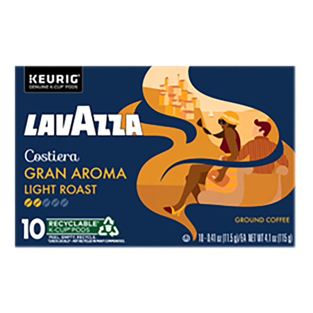 Wholesale Lavazza Gran Aroma Dark Roast Coffee 10 Count K-Cups 4.1 Oz Box- Bulk