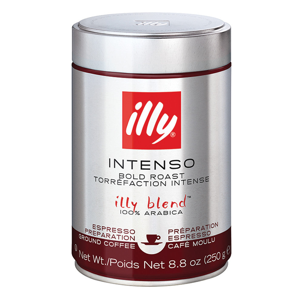 Wholesale Illy Intenso Espresso Preparation Bold Roast Coffee 8.8 Oz Tin-6ct Case Bulk