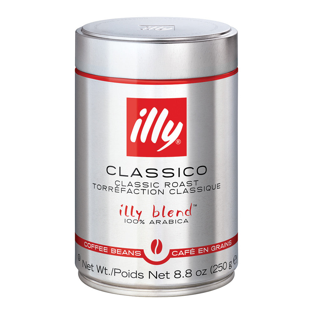 Wholesale Illy Whole Bean Classico Coffee Medium Roast 8.8 Oz Tin-6ct Case Bulk