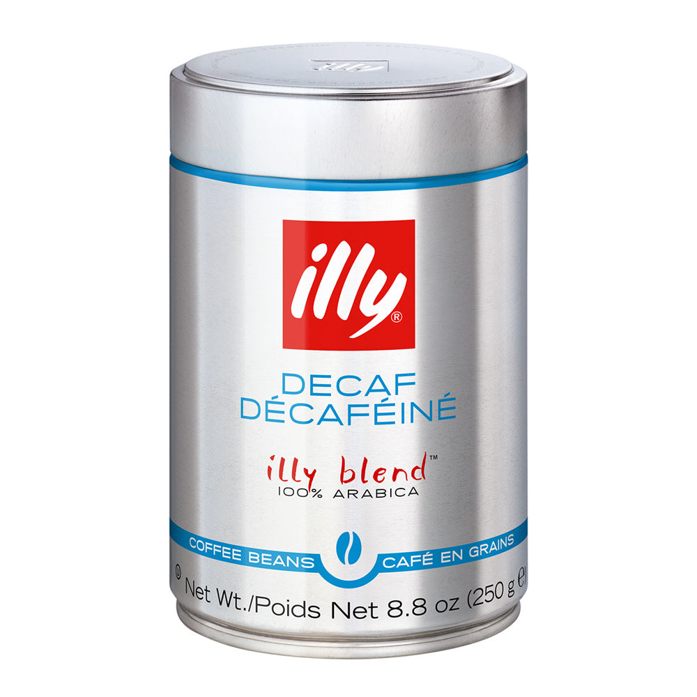 Wholesale Illy Whole Bean Decaffeinated Classico Coffee 8.8 Oz Tin-6ct Case Bulk