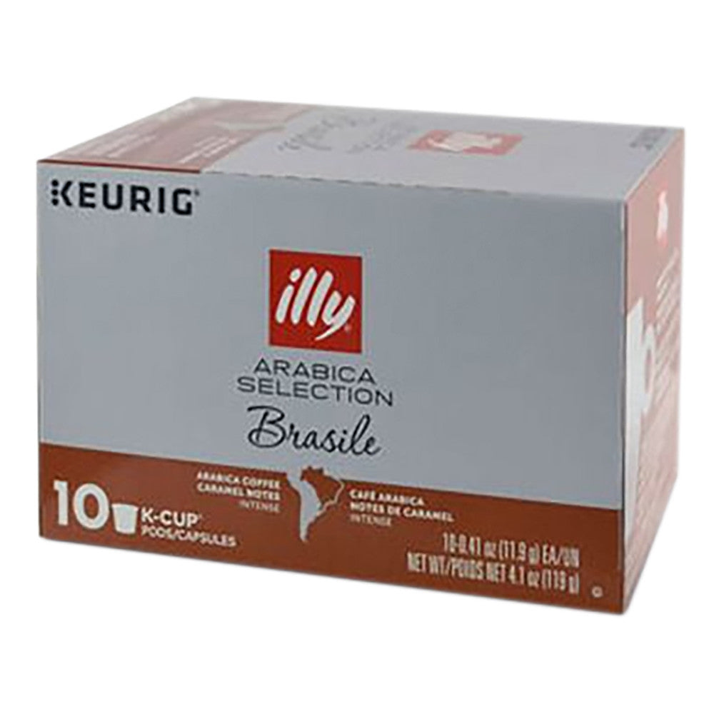 Wholesale Illy Brasile Arabica Kcups Brown 10 Pc 4.1 Oz Box-6ct Case Bulk