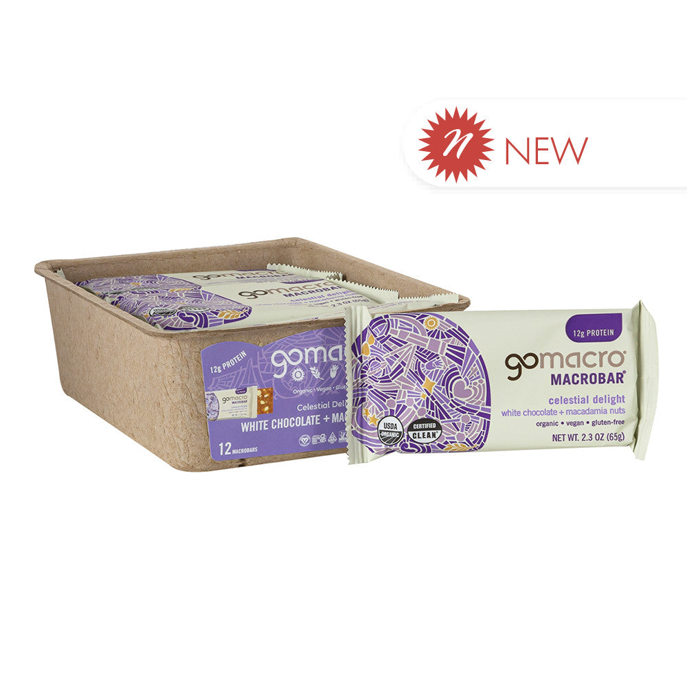 Wholesale Go Macro - White Chocolate Mac Nuts - 2.3Oz- Bulk