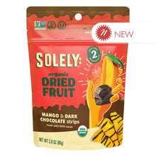 Wholesale Solely - Mango Strips Drizzled Dark Chocolate - 2.8Oz- Bulk