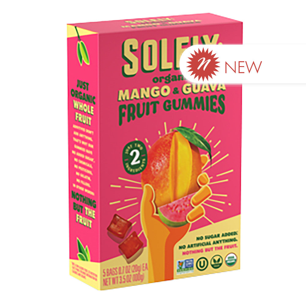 Wholesale Solely - Organic Fruit Gum M & G (5Ct) - 3.5Oz- Bulk