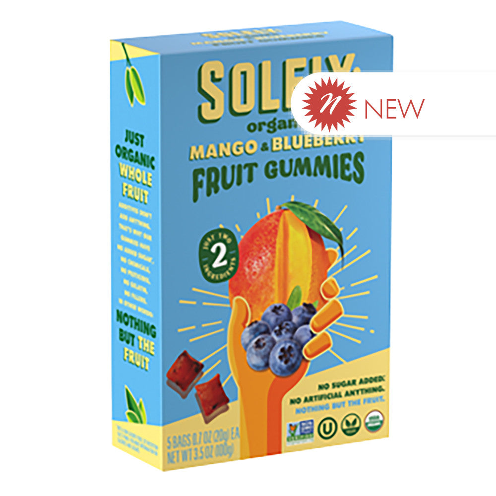 Wholesale Solely - Organic Fruit Gumm M & B(5Ct) - 3.5Oz- Bulk
