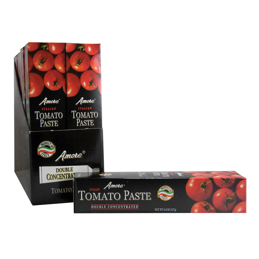 Wholesale Amore Tomato Paste 4.5 Oz Tube- Bulk