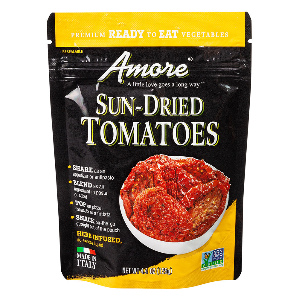 Amore Sun Dried Tomatoes 4.4 Oz Pouch