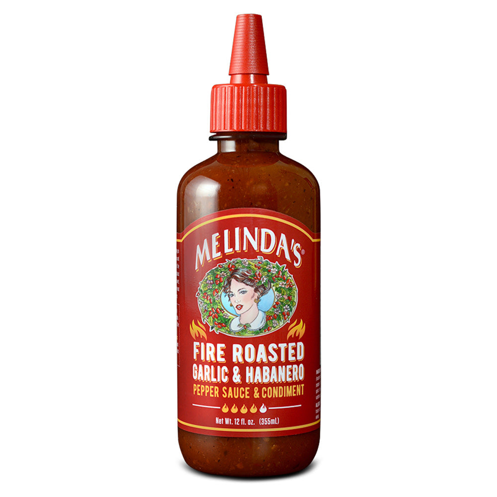 Wholesale Melinda'S Fire Roasted Garlic Habanero Sauce 12 Oz Squeeze Bottle- Bulk