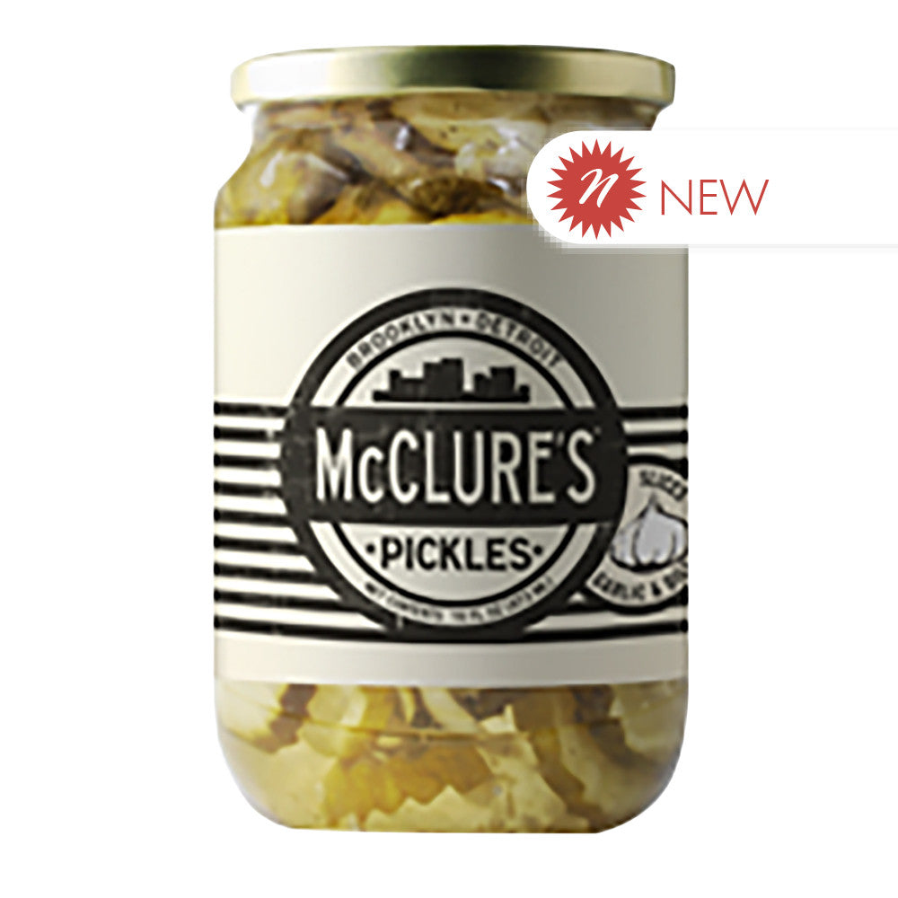 Wholesale Mcclure'S Garlic Dill Slices 16 Oz Jar-6ct Case Bulk