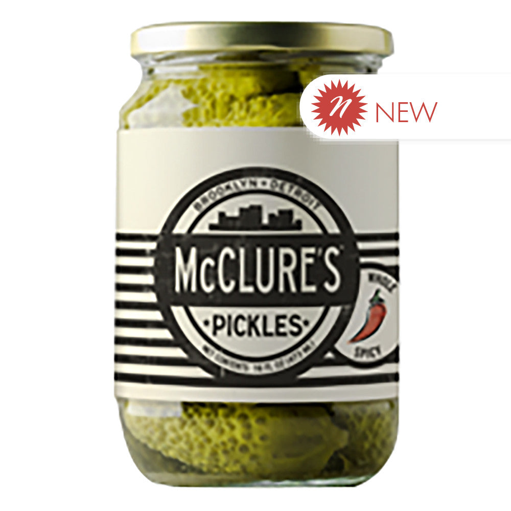 Wholesale Mcclure'S Spicy Dill Whole Pickles 16 Oz Jar-6ct Case Bulk