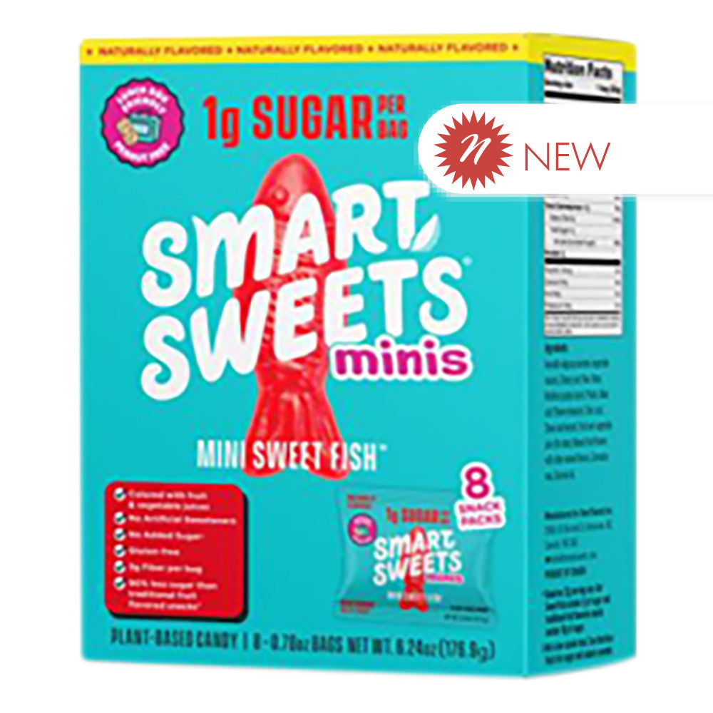 Wholesale Smartsweets - Mini Sweet Fish(8Cy) - 6.24Oz- Bulk