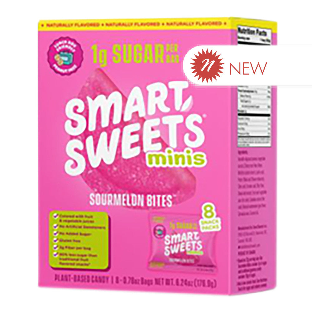 Wholesale Smartsweets - Mini Sourmelo Bites (8Ct) - 6.24Oz- Bulk