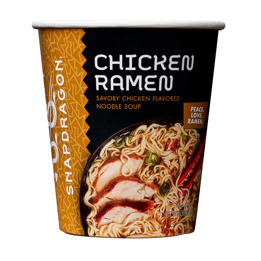 Wholesale Snapdragon Noodle Ramen Cup Chicken 2.2 Oz Paper Bowl- Bulk